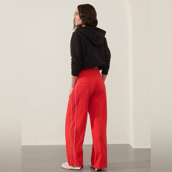 Athleta Venice High Rise Track Stripe Wide Leg Pant - Picture 2 of 2